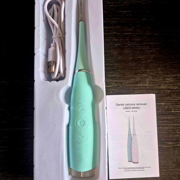Ultrasonic Tooth Cleaner - Calculus & Plaque Remover w/ Charger - New in box - Picture 5 of 6